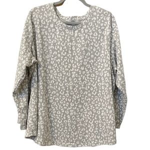 Croft & Barrow Leopard Print Top | 2X